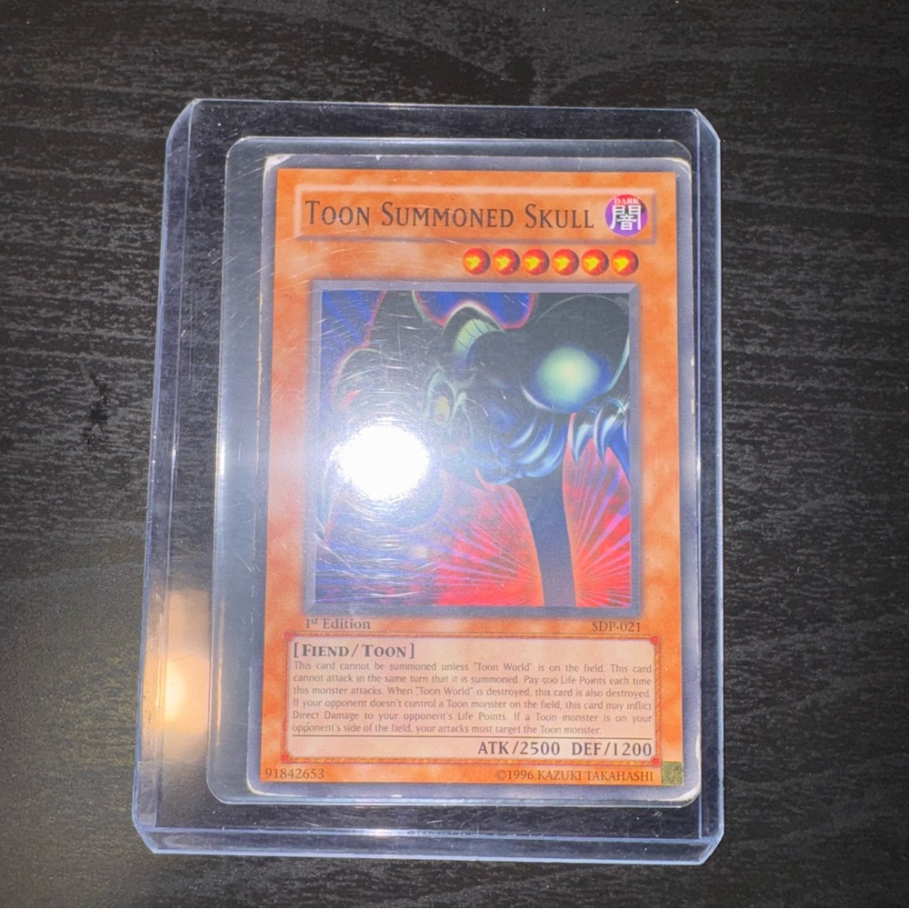 Yugioh Toon Summoned Skull 91842653 Card